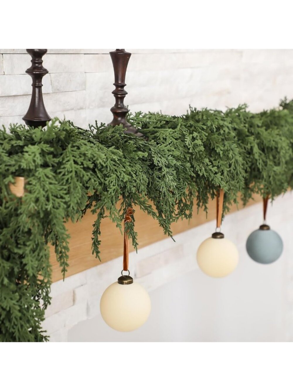 18 ft Artificial Cedar Garland - Perfect Holiday Decor for Christmas